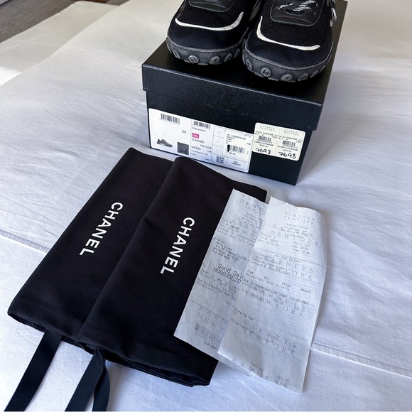 CHANEL Sneaker Calfskin/Mesh/Lycra G34087 (black) - Picture 9 of 10